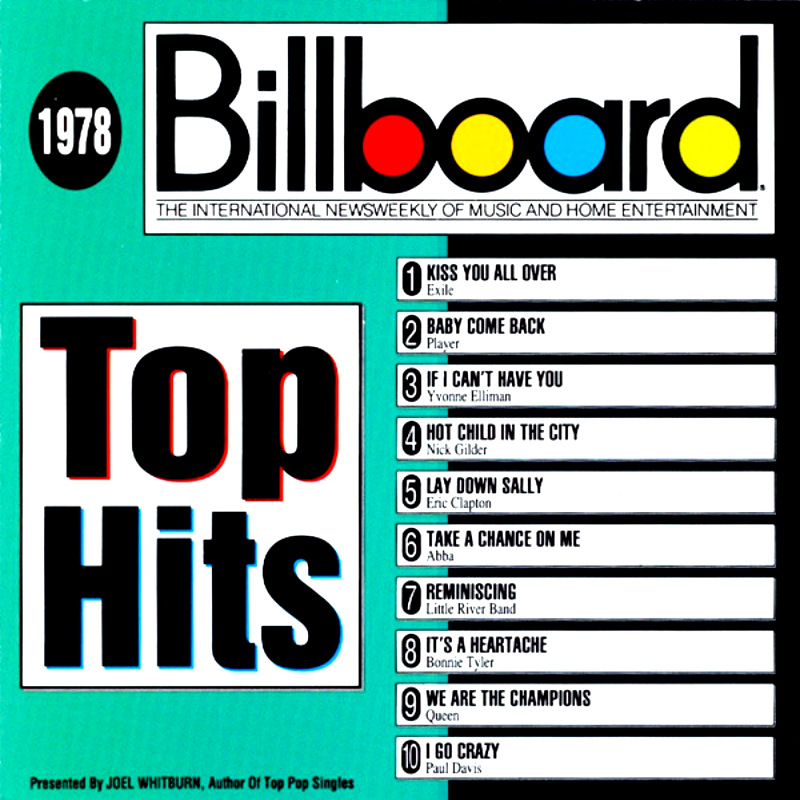Billboard Top Hits - 1978 -1991